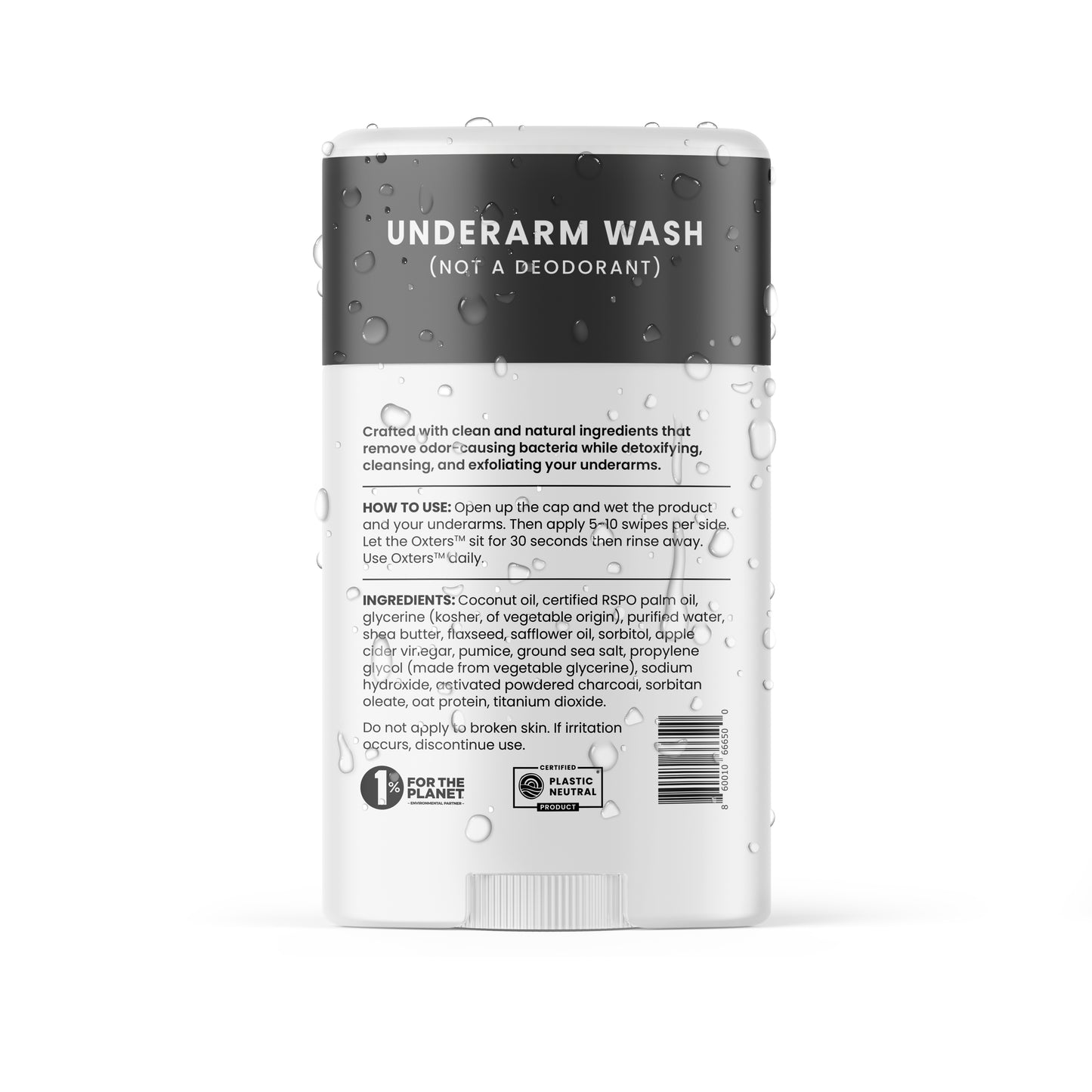 Charcoal In-Shower Underarm Wash